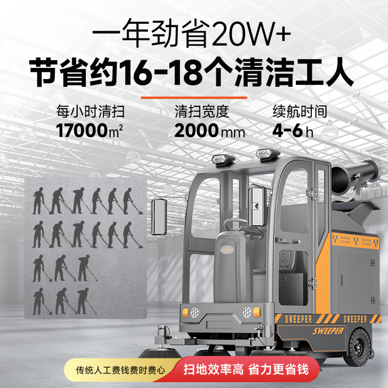 榮事達(dá)掃地機(jī) RS-CAR180霧炮掃地車(chē)